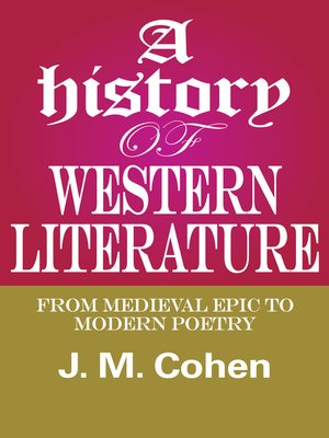 cover image of A History of Western Literature